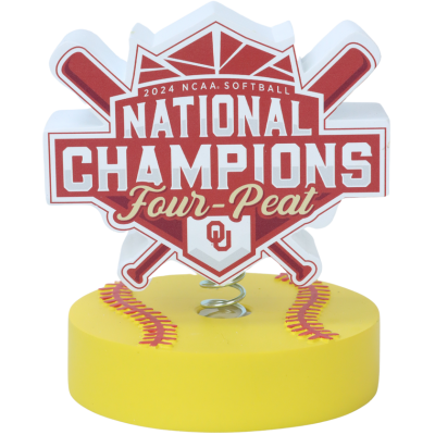 Oklahoma Sooners 2024 Softball National Champions Bobbleheads (ONLINE ORDER ONLY)