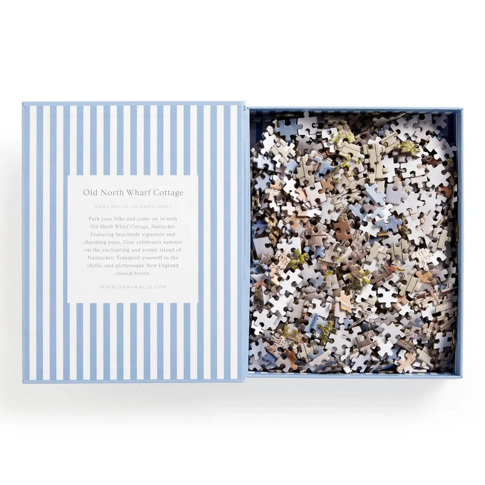 Old Wharf Cottage Nantucket 1000 Piece Jigsaw Puzzle Galison (ONLINE ORDER ONLY)