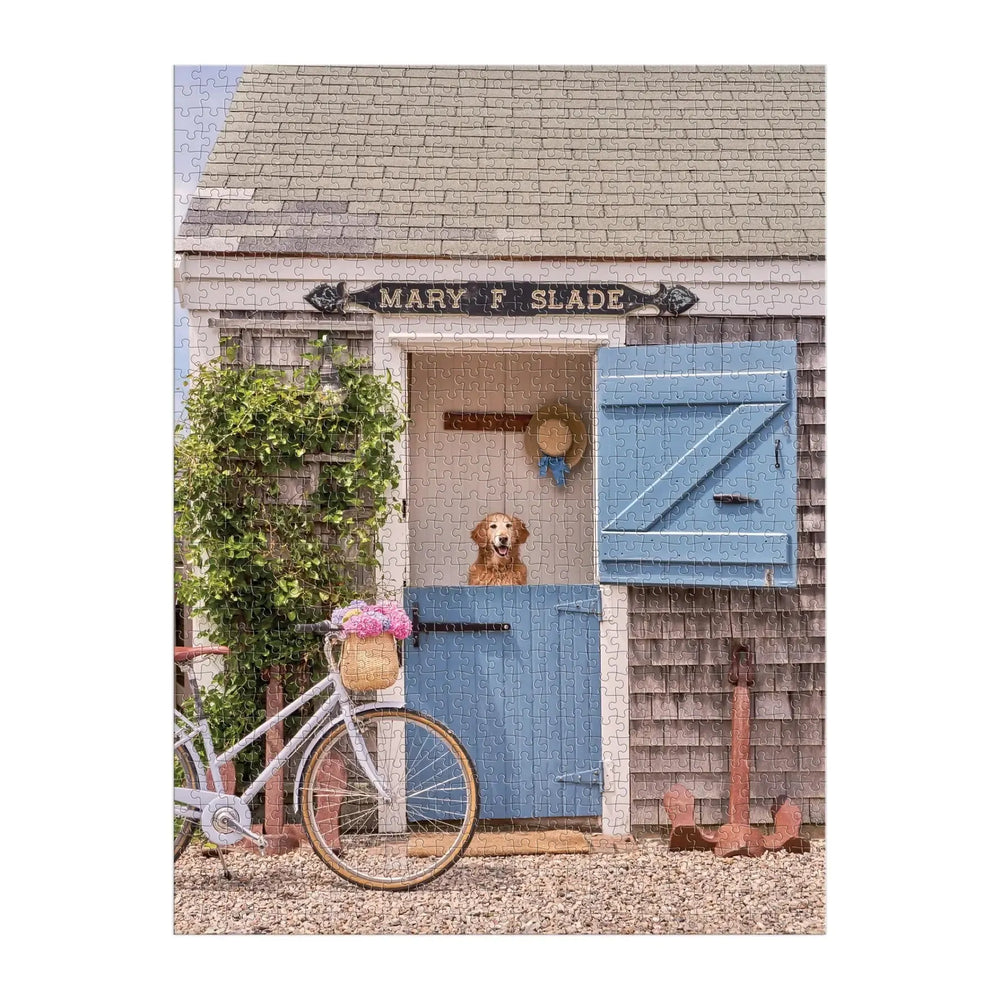 Old Wharf Cottage Nantucket 1000 Piece Jigsaw Puzzle Galison (ONLINE ORDER ONLY)