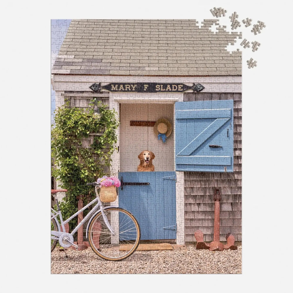 Old Wharf Cottage Nantucket 1000 Piece Jigsaw Puzzle Galison (ONLINE ORDER ONLY)