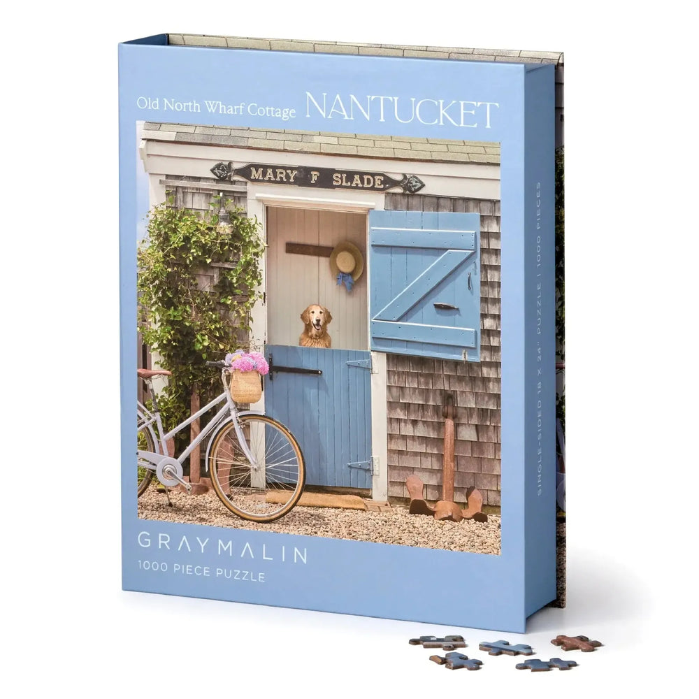 Old Wharf Cottage Nantucket 1000 Piece Jigsaw Puzzle Galison (ONLINE ORDER ONLY)