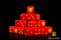 Heraldry Dice - Red (ONLINE ORDER ONLY)