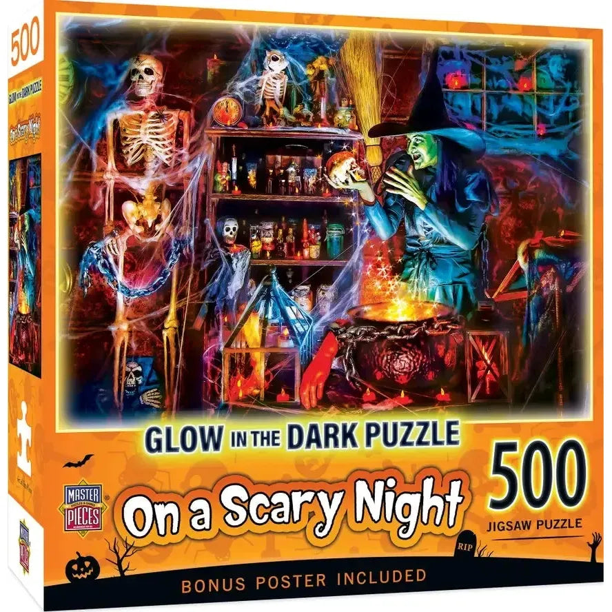 On a Scary Night 500 Piece Jigsaw Puzzle MasterPieces (ONLINE ORDER ONLY)