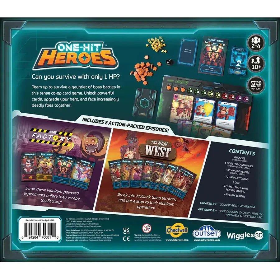 One-Hit Heroes Season 1 - Card & Dice Co-Op Boss Rush Game - Outset (ONLINE ORDER ONLY)