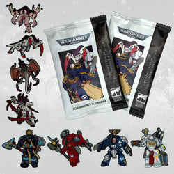 Foam Brain Mystery Loot: 40K Enamel Pins - Ultramarines vs Tyranids