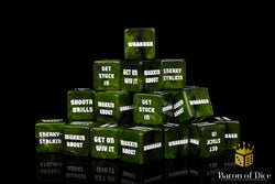 Orc Tactics Dice - Proper Counting Cubes (ONLINE ORDER ONLY)