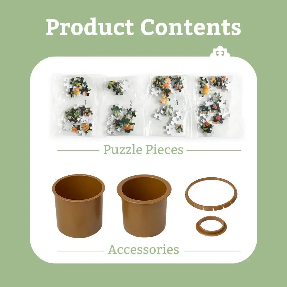 Oriental Birds & Flowers Planter 80 Piece 3D Plastic Jigsaw Puzzle PieceRelax (ONLINE ORDER ONLY)