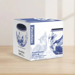 Oriental Birds & Flowers Planter 80 Piece 3D Plastic Jigsaw Puzzle PieceRelax (ONLINE ORDER ONLY)