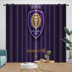 Orlando City SC Curtains Blackout Window Drapes Room Decoration (Online Order Only)