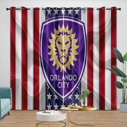 Orlando City SC Curtains Blackout Window Drapes Room Decoration (Online Order Only)