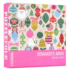 Ornaments Array 500 Piece Jigsaw Puzzle PuzzleFolk (ONLINE ORDER ONLY)