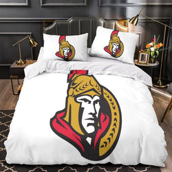 Ottawa Senators Bedding Set Quilt Duvet Cover Without Filler (Online Order Only)