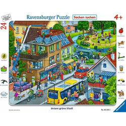 Our Green City "Seek & Find" 24 Piece Tray Jigsaw Puzzle Ravensburger (ONLINE ORDER ONLY)