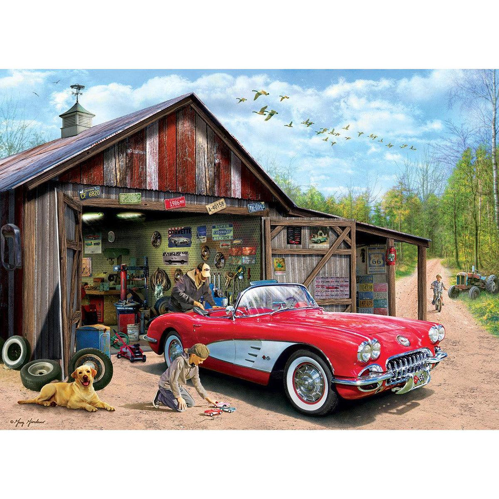 Out of Storage Corvette 1000 Piece Jigsaw Puzzle Eurographics (ONLINE ORDER ONLY)