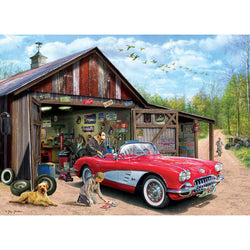 Out of Storage Corvette 1000 Piece Jigsaw Puzzle Eurographics (ONLINE ORDER ONLY)