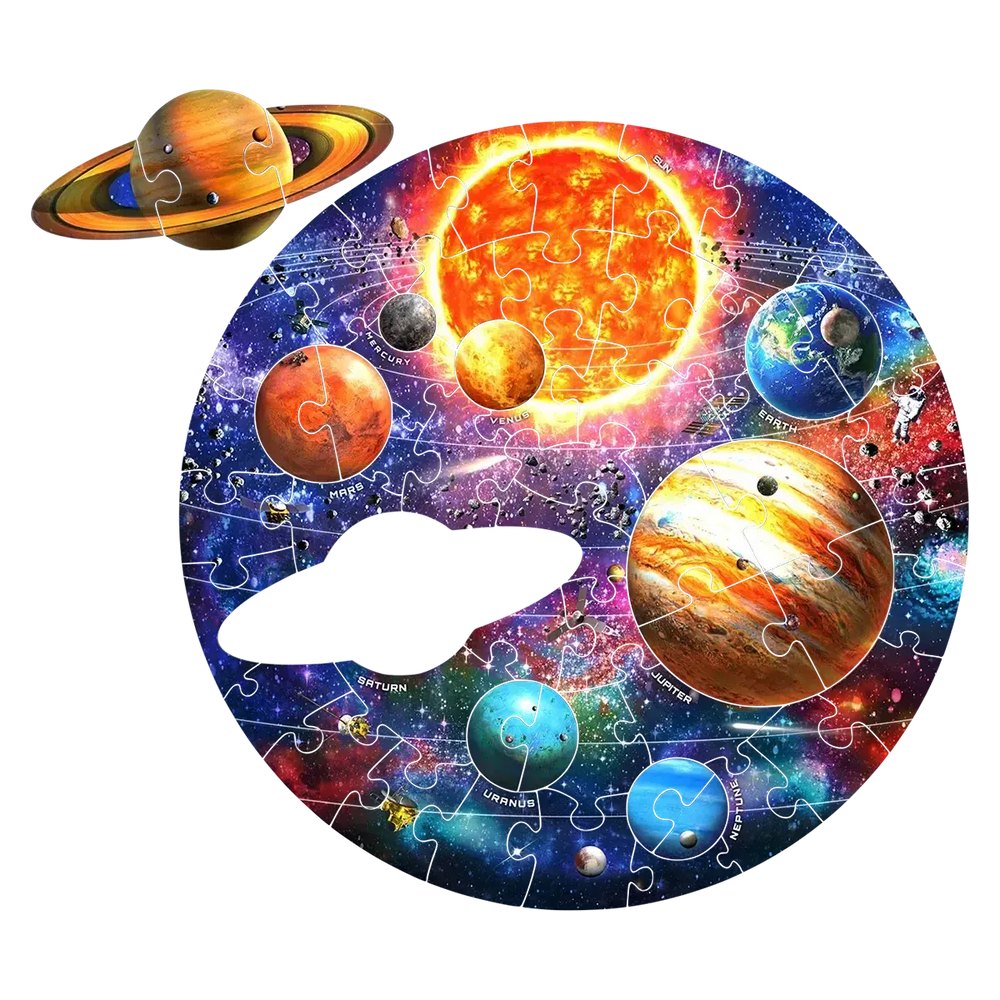 Outer Space 58 Piece Giant Floor Round Jigsaw Puzzles Eurographics (ONLINE ORDER ONLY)