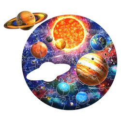 Outer Space 58 Piece Giant Floor Round Jigsaw Puzzles Eurographics (ONLINE ORDER ONLY)
