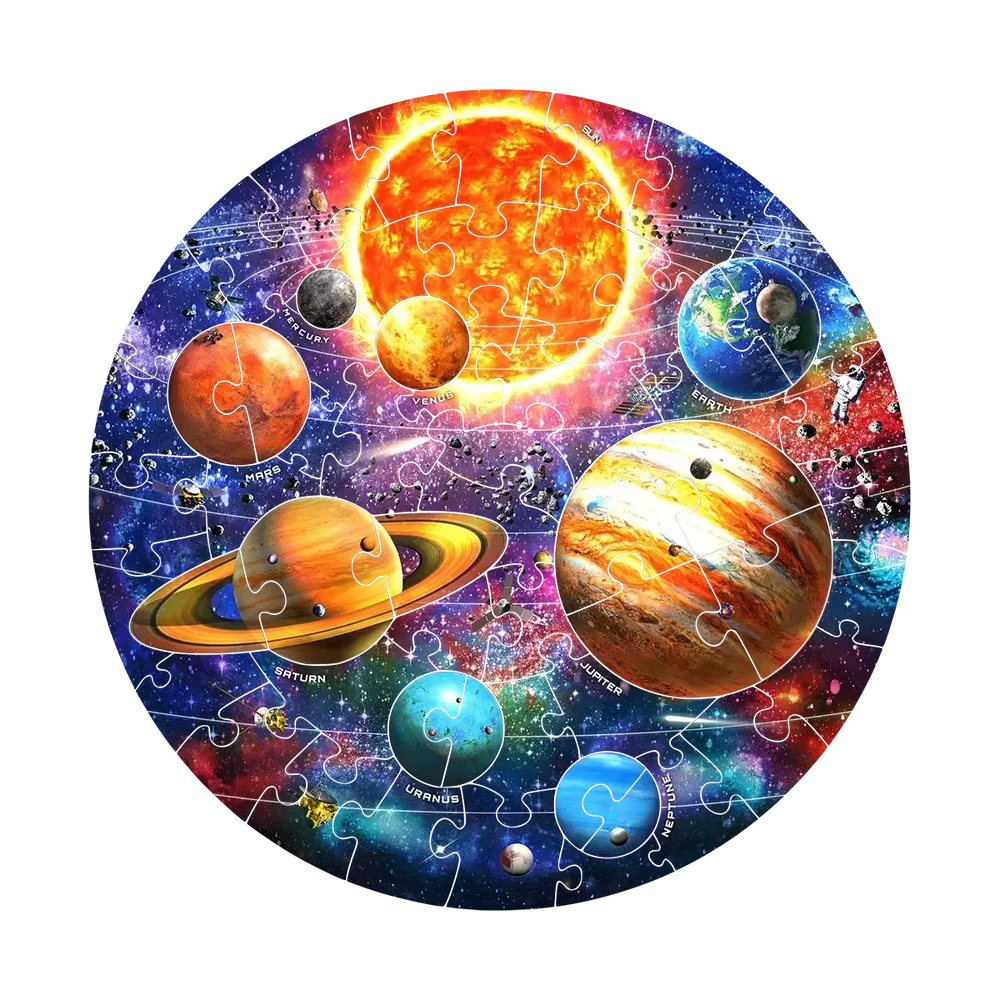 Outer Space 58 Piece Giant Floor Round Jigsaw Puzzles Eurographics (ONLINE ORDER ONLY)