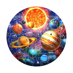 Outer Space 58 Piece Giant Floor Round Jigsaw Puzzles Eurographics (ONLINE ORDER ONLY)
