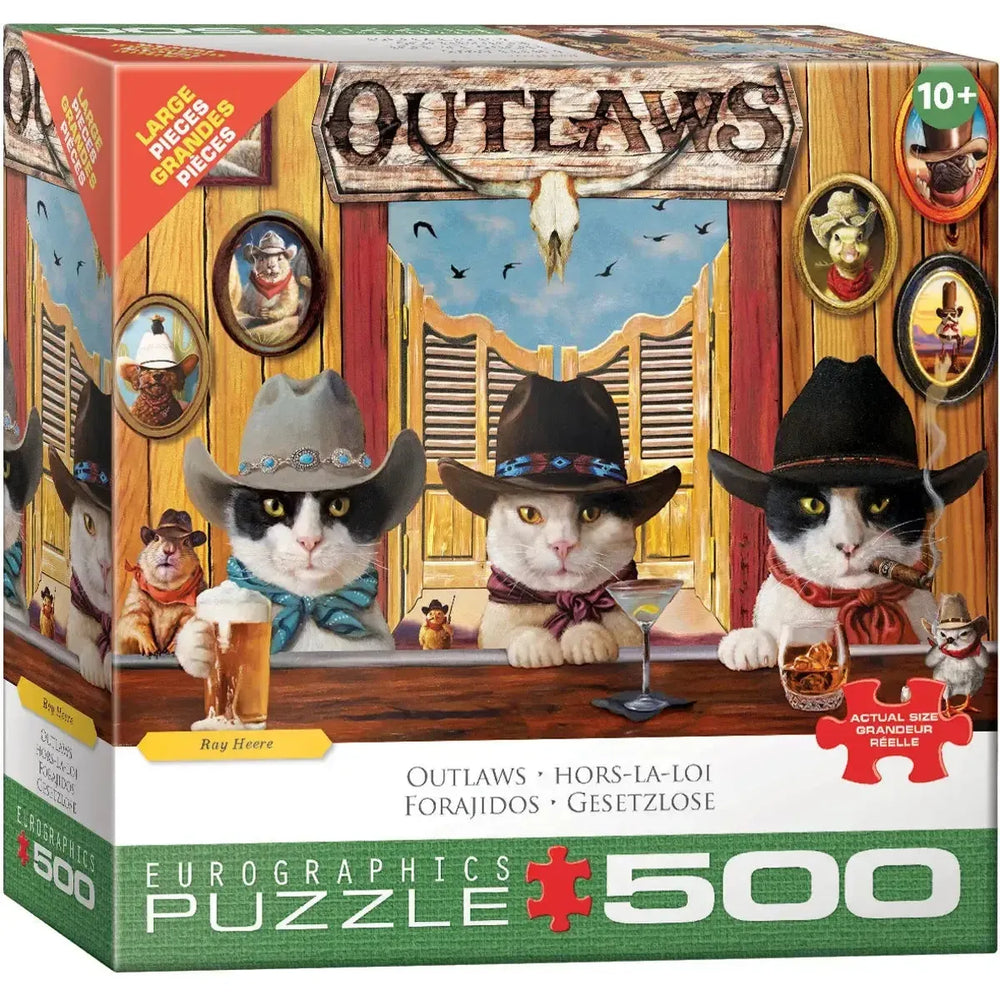 Outlaws 500 Piece Jigsaw Puzzle Eurographics (ONLINE ORDER ONLY)