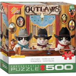 Outlaws 500 Piece Jigsaw Puzzle Eurographics (ONLINE ORDER ONLY)