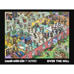 Over the Hill "Laugh with Life" 1000 Piece Jigsaw Puzzle Livuzzle (ONLINE ORDER ONLY)