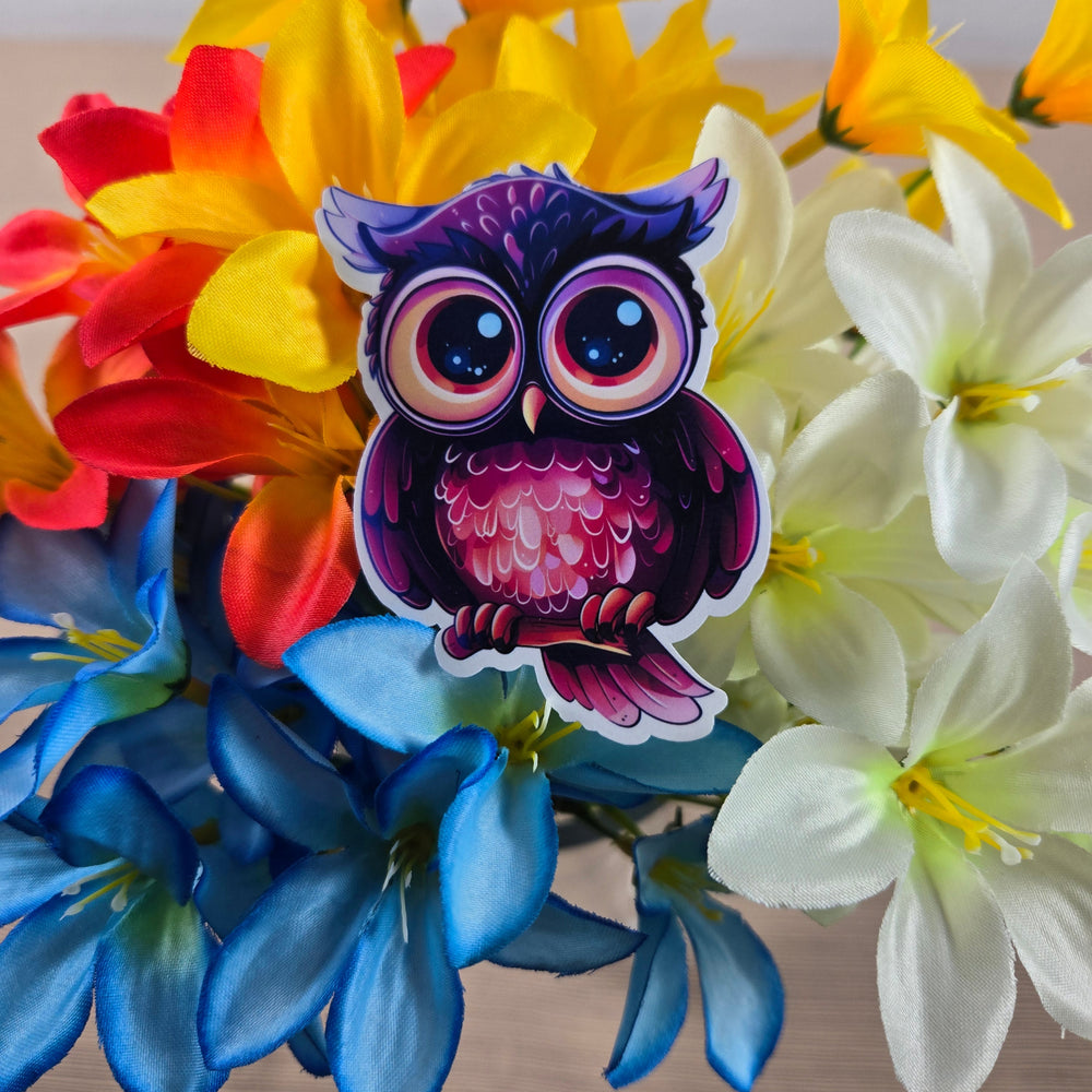 Colorful Owl Stickers (ONLINE ORDER ONLY)