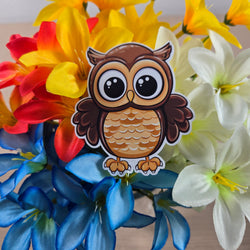 Colorful Owl Stickers (ONLINE ORDER ONLY)