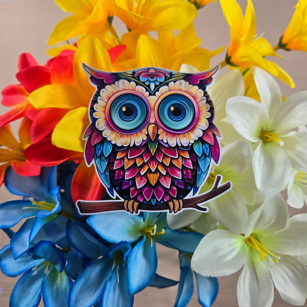 Colorful Owl Stickers (ONLINE ORDER ONLY)