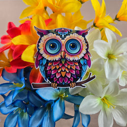 Colorful Owl Stickers (ONLINE ORDER ONLY)