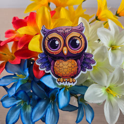 Colorful Owl Stickers (ONLINE ORDER ONLY)