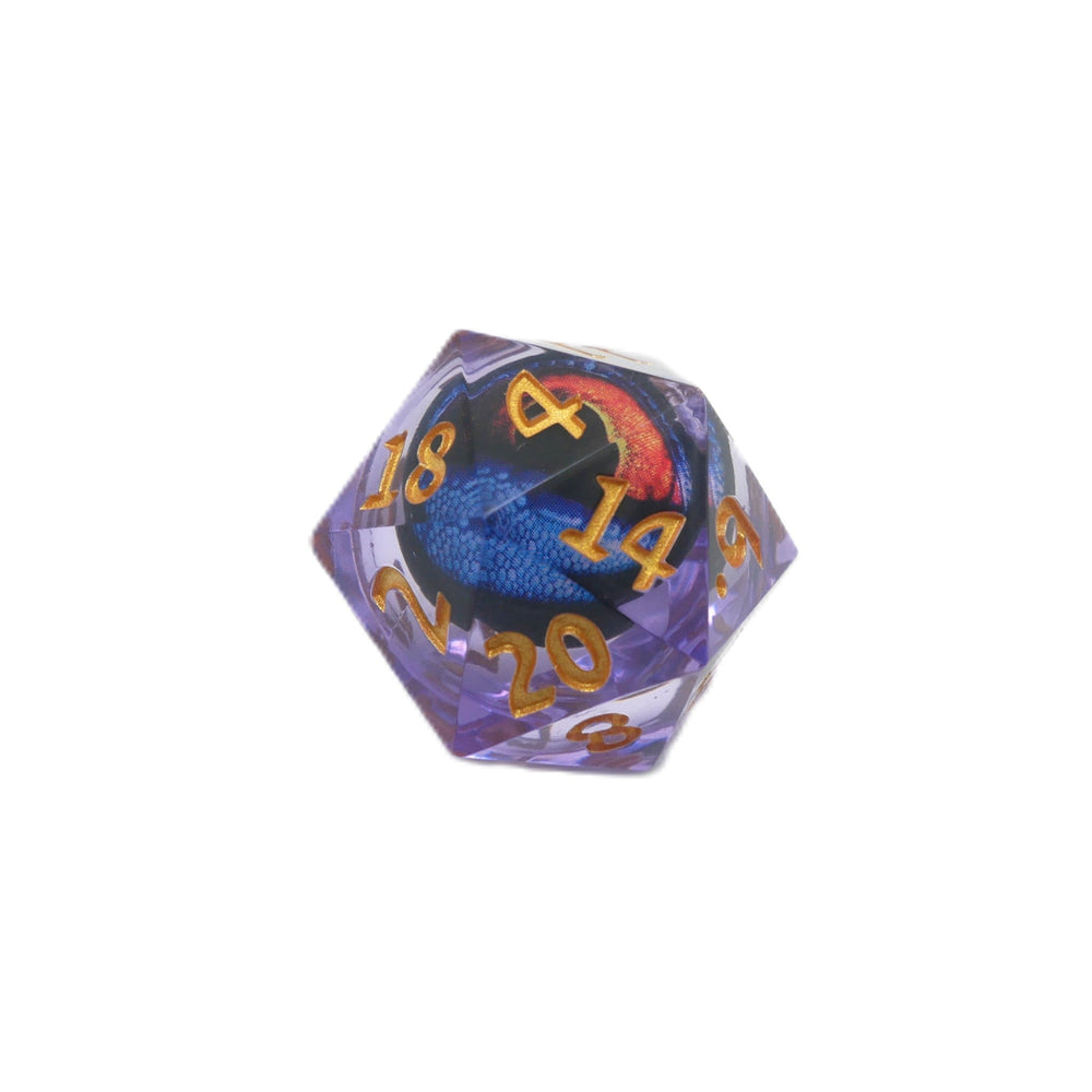 Owlbear's Eye - Giant D20 Moving Eye DnD Dice | Acrylic RPG Gaming Dice (ONLINE ORDER ONLY)