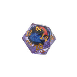 Owlbear's Eye - Giant D20 Moving Eye DnD Dice | Acrylic RPG Gaming Dice (ONLINE ORDER ONLY)