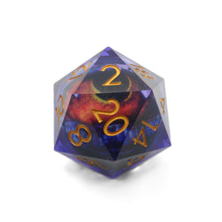 Owlbear's Eye - Giant D20 Moving Eye DnD Dice | Acrylic RPG Gaming Dice (ONLINE ORDER ONLY)