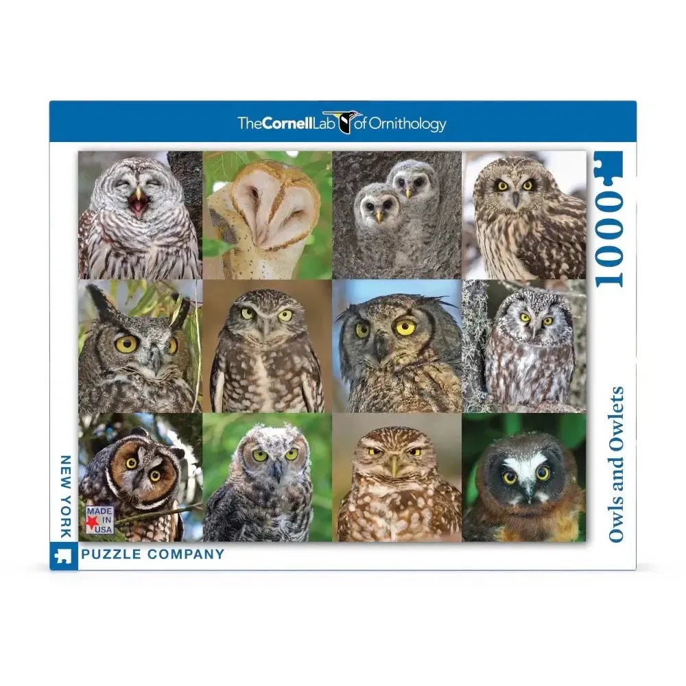 Owls & Owlets 1000 Piece Jigsaw Puzzle NYPC (ONLINE ORDER ONLY)