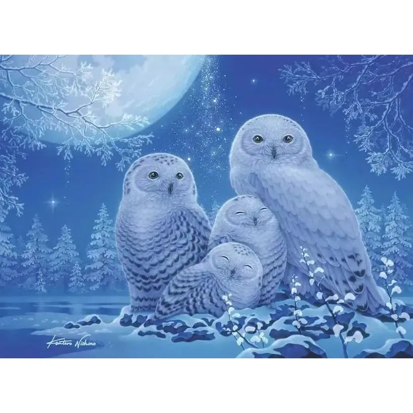 Owls in Moonlight 500 Piece Glow in the Dark Jigsaw Puzzle Ravensburger (ONLINE ORDER ONLY)
