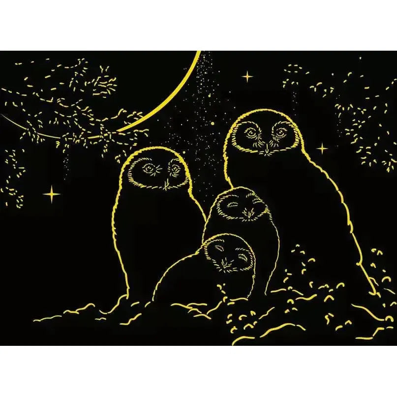 Owls in Moonlight 500 Piece Glow in the Dark Jigsaw Puzzle Ravensburger (ONLINE ORDER ONLY)