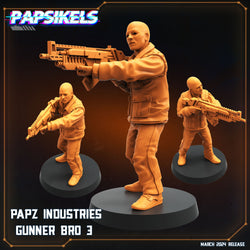 3D Printed Papsikels Papz Industries Gunner Bros Set 1 MARCH 2025 SCIFI 28mm 32mm (Online Only)