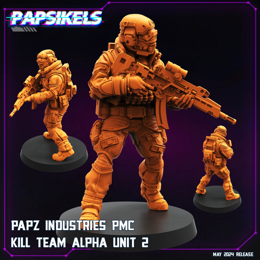 3D Printed Papsikels Papz Industries Pmc Kill Team Set May 2024 Cyberpunk 28mm 32mm (Online Only)