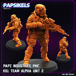 3D Printed Papsikels Papz Industries Pmc Kill Team Set May 2024 Cyberpunk 28mm 32mm (Online Only)