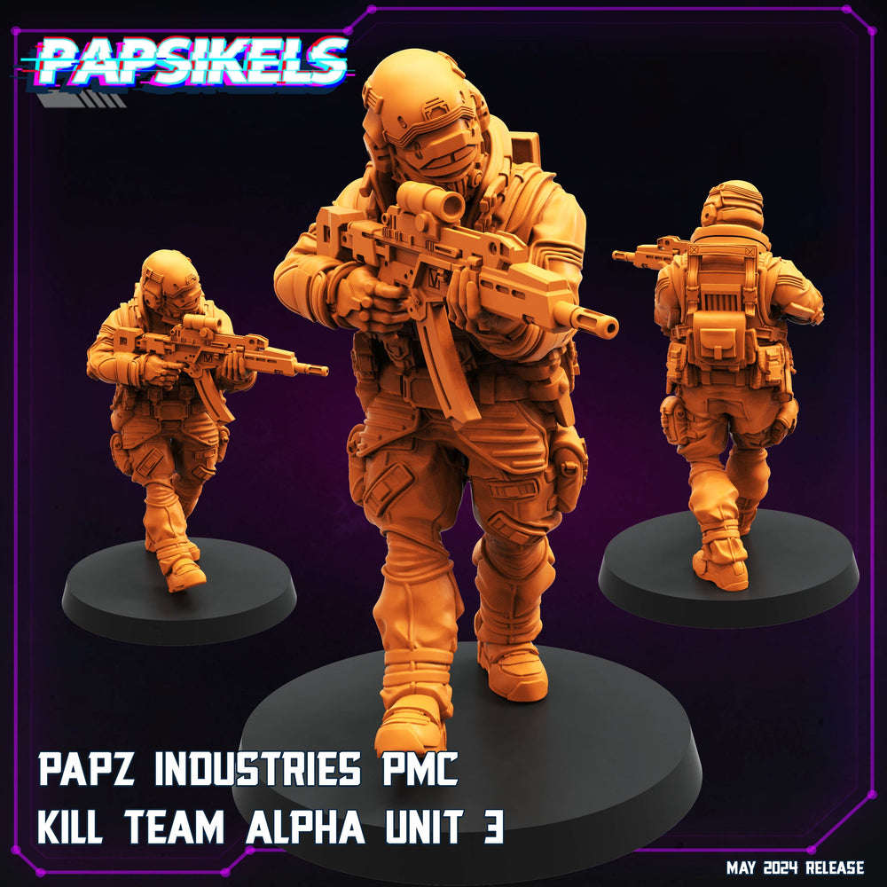 3D Printed Papsikels Papz Industries Pmc Kill Team Set May 2024 Cyberpunk 28mm 32mm (Online Only)