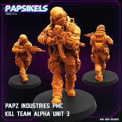 3D Printed Papsikels Papz Industries Pmc Kill Team Set May 2024 Cyberpunk 28mm 32mm (Online Only)