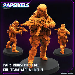 3D Printed Papsikels Papz Industries Pmc Kill Team Set May 2024 Cyberpunk 28mm 32mm (Online Only)