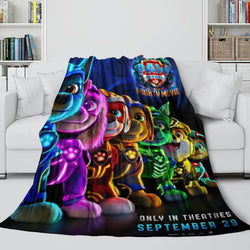 PAW Patrol The Mighty Movie Blanket Flannel Fleece Throw Room Decoration (Online Order Only)