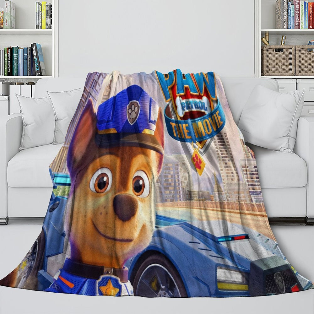 PAW Patrol The Movie Blanket Flannel Throw Room Decoration (Online Order Only)