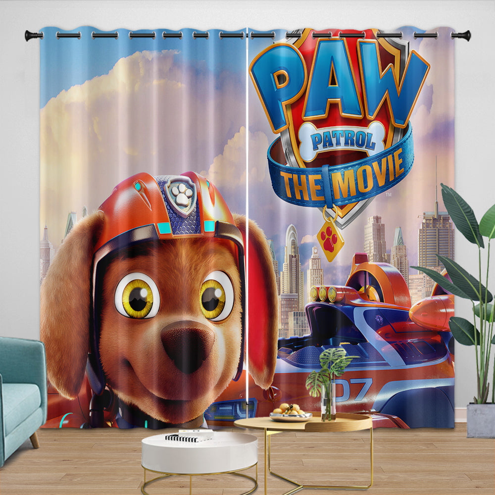 PAW Patrol The Movie Curtains Blackout Window Drapes Kids Room Decoration (Online Order Only)