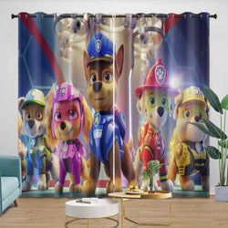 PAW Patrol The Movie Curtains Blackout Window Drapes Kids Room Decoration (Online Order Only)