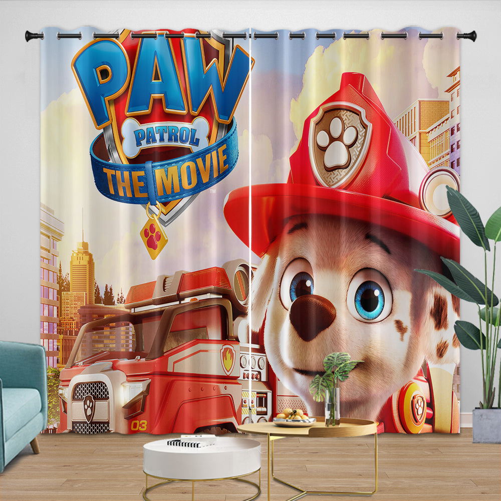 PAW Patrol The Movie Curtains Blackout Window Drapes Room Decoration (Online Order Only)