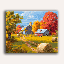 Autumn in the Countryside - Paint By Numbers Kit (ONLINE ORDER ONLY)