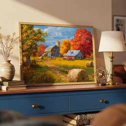 Autumn in the Countryside - Paint By Numbers Kit (ONLINE ORDER ONLY)